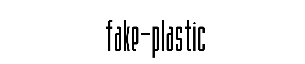 Fake Plastic