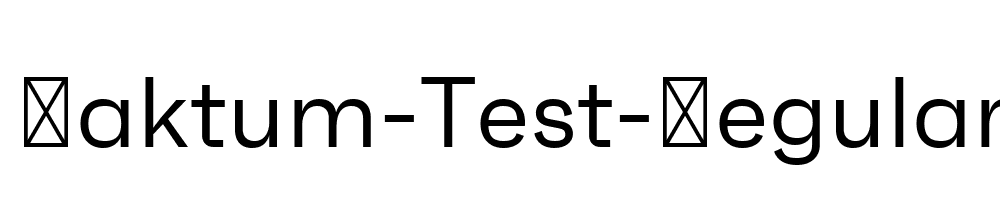 Faktum-Test-Regular