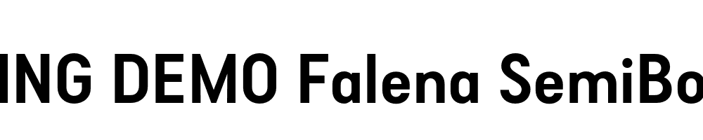  DEMO Falena SemiBold Regular