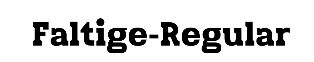 Faltige-Regular