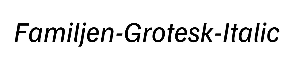 Familjen-Grotesk-Italic