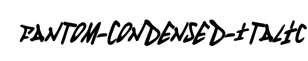 Fantom-Condensed-Italic