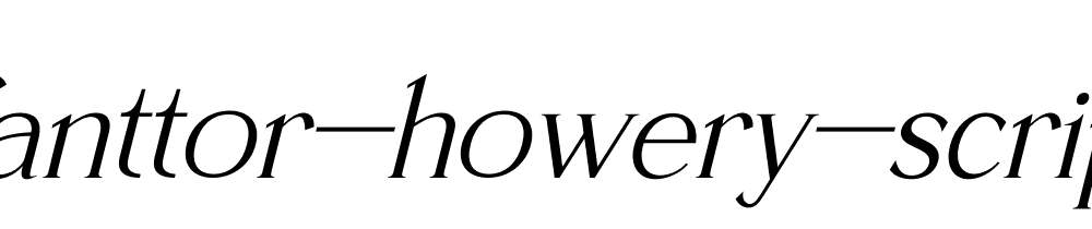 Fanttor Howery Script