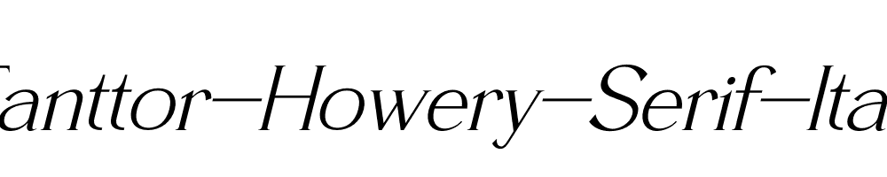 Fanttor-Howery-Serif-Italic