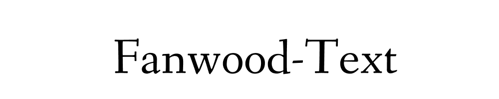 Fanwood-Text