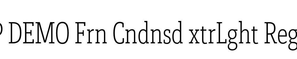FSP DEMO Frn Cndnsd xtrLght Regular