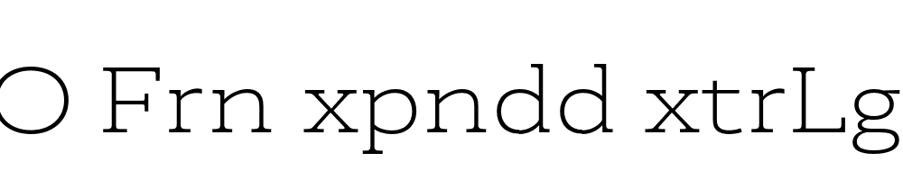 FSP DEMO Frn xpndd xtrLght Regular