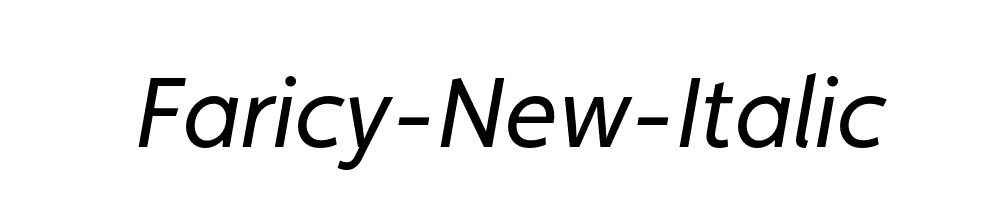 Faricy-New-Italic