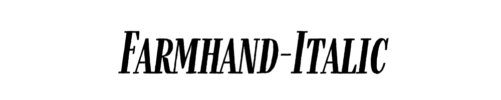 Farmhand-Italic