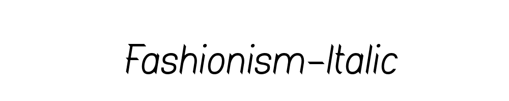 Fashionism-Italic