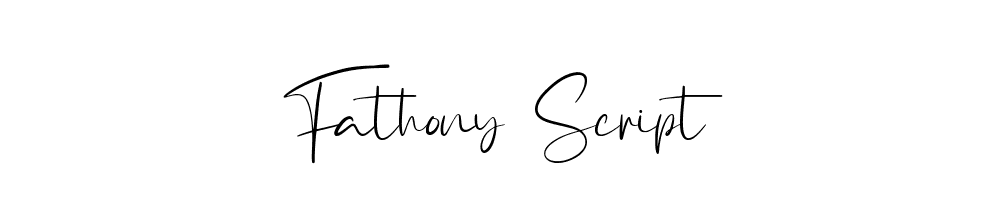 Fathony Script