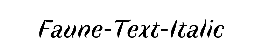 Faune-Text-Italic