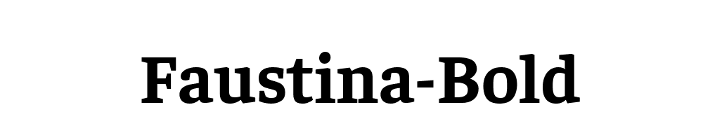 Faustina-Bold