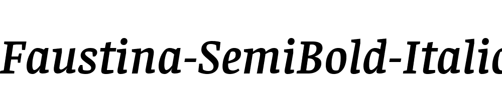 Faustina-SemiBold-Italic