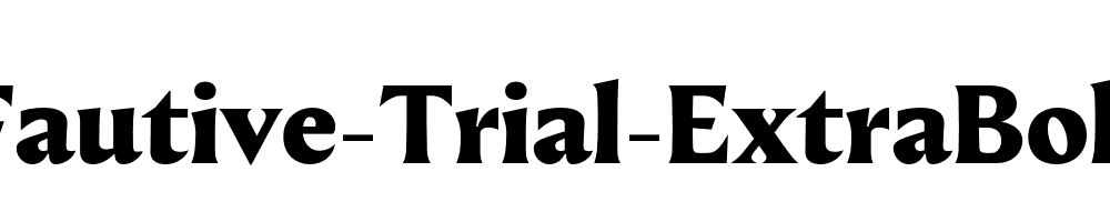 Fautive-Trial-ExtraBold