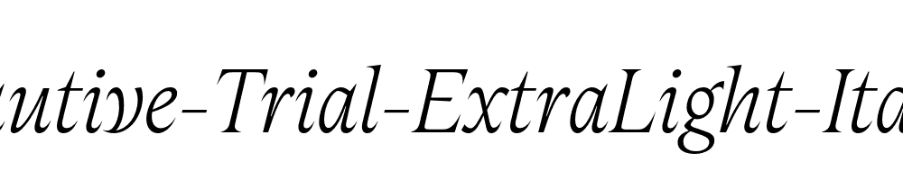 Fautive-Trial-ExtraLight-Italic