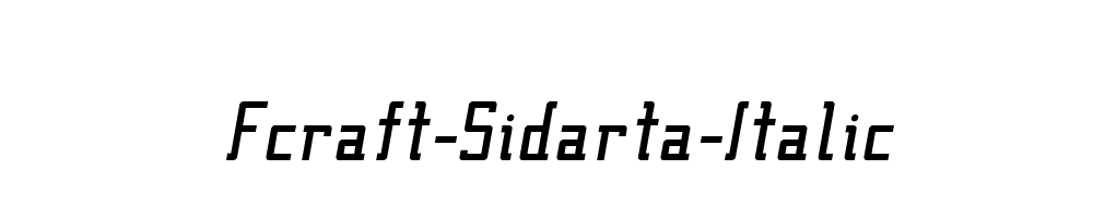 Fcraft-Sidarta-Italic