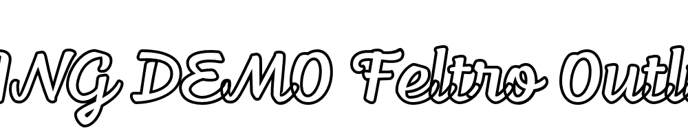  DEMO Feltro Outline Regular