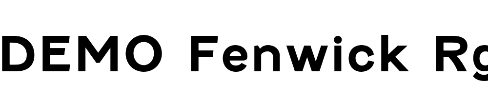 FSP DEMO Fenwick Rg Bold