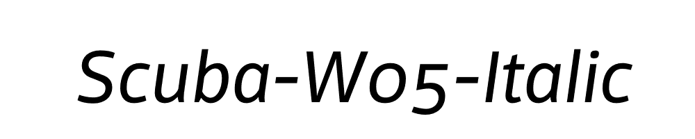 Scuba-W05-Italic