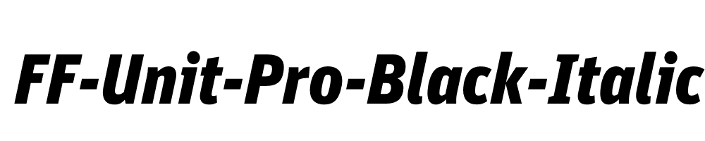 FF-Unit-Pro-Black-Italic