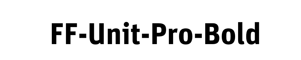 FF-Unit-Pro-Bold