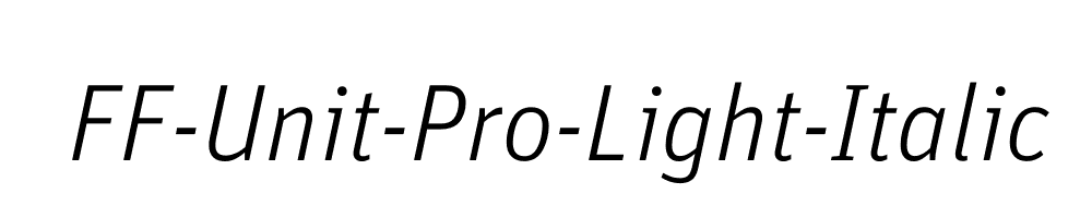 FF-Unit-Pro-Light-Italic