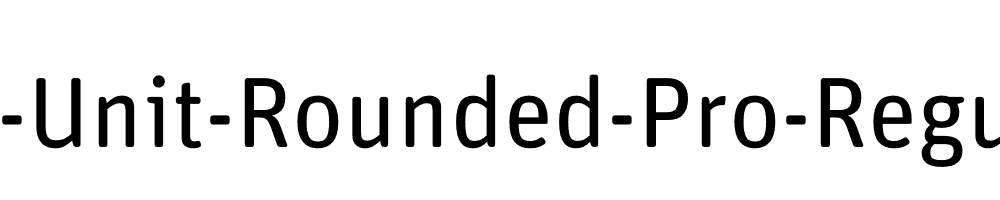 FF-Unit-Rounded-Pro-Regular