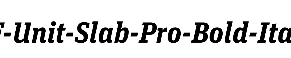 FF-Unit-Slab-Pro-Bold-Italic