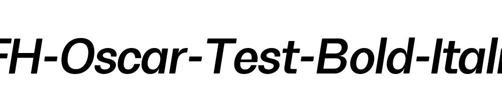 FH-Oscar-Test-Bold-Italic