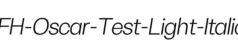 FH-Oscar-Test-Light-Italic