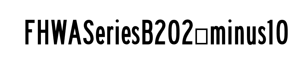 FHWASeriesB2020minus10