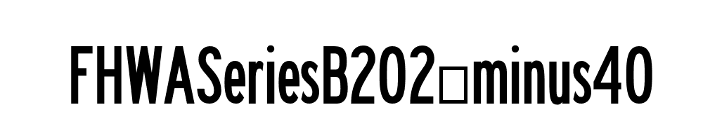 FHWASeriesB2020minus40