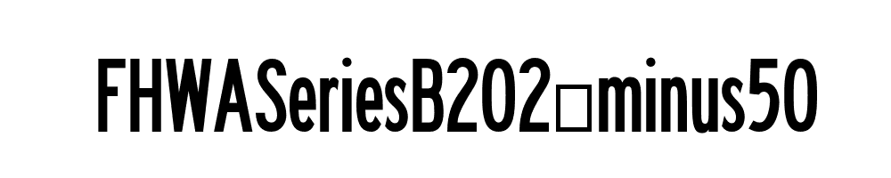 FHWASeriesB2020minus50