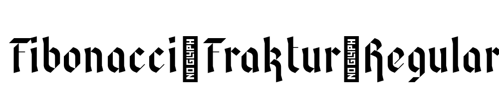 Fibonacci-Fraktur-Regular