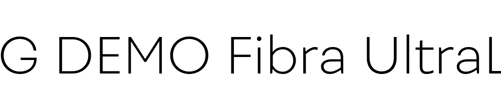  DEMO Fibra UltraLight Regular