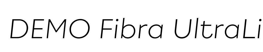  DEMO Fibra UltraLight It Regular