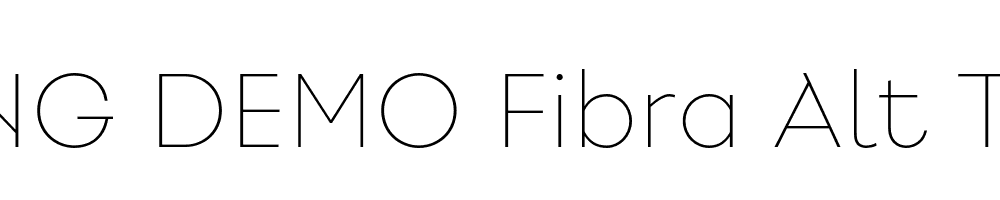  DEMO Fibra Alt Thin Regular