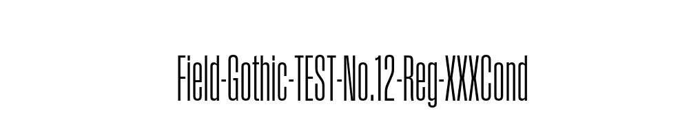 Field-Gothic-TEST-No.12-Reg-XXXCond