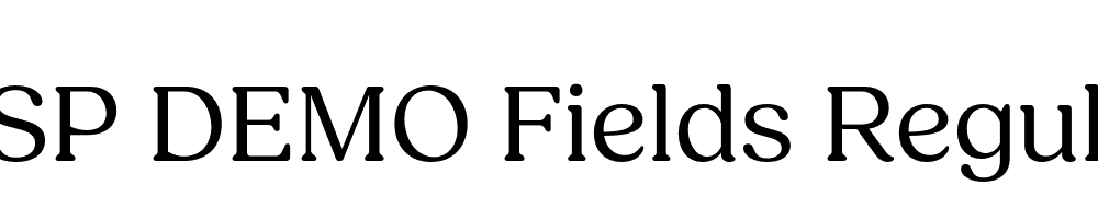 FSP DEMO Fields Regular