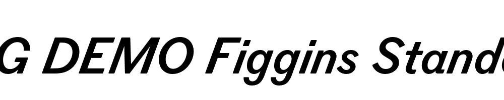  DEMO Figgins Standard Bold Italic