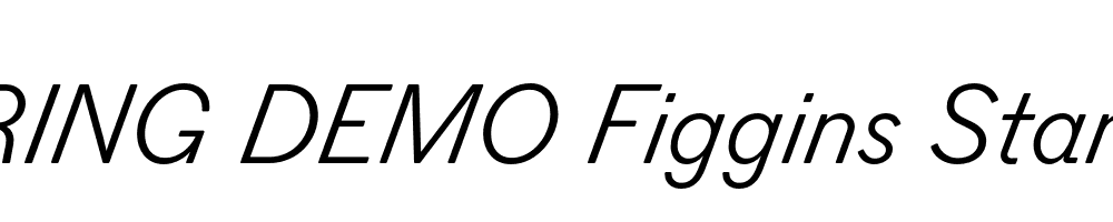  DEMO Figgins Standard Italic