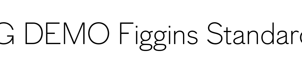  DEMO Figgins Standard Light Regular