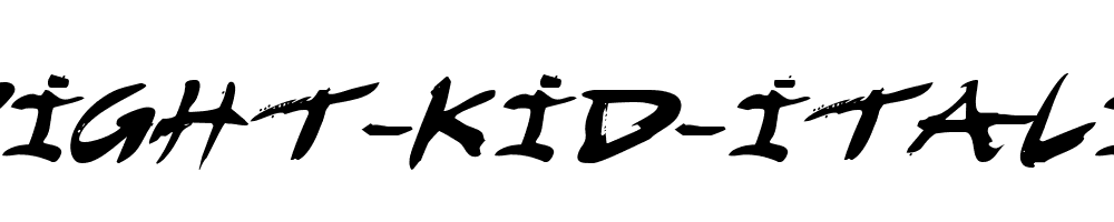 Fight-Kid-Italic