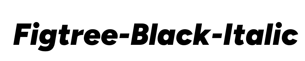 Figtree-Black-Italic