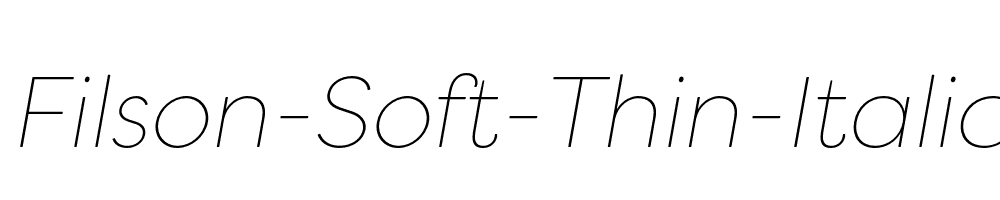 Filson-Soft-Thin-Italic