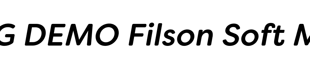  DEMO Filson Soft Medium Italic