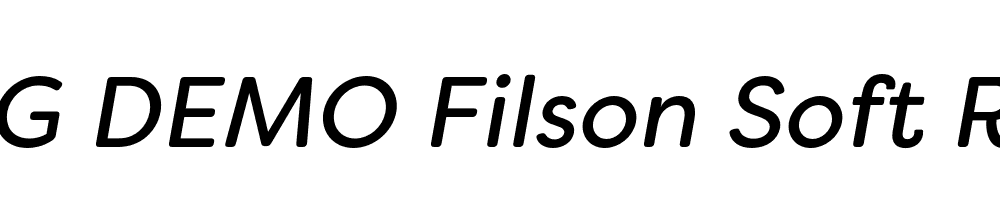  DEMO Filson Soft Regular Italic