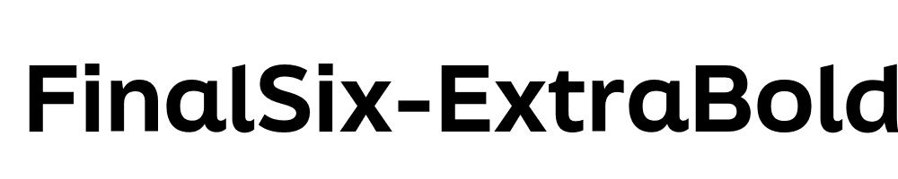 FinalSix-ExtraBold