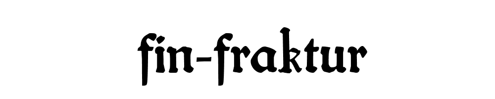 fin-fraktur